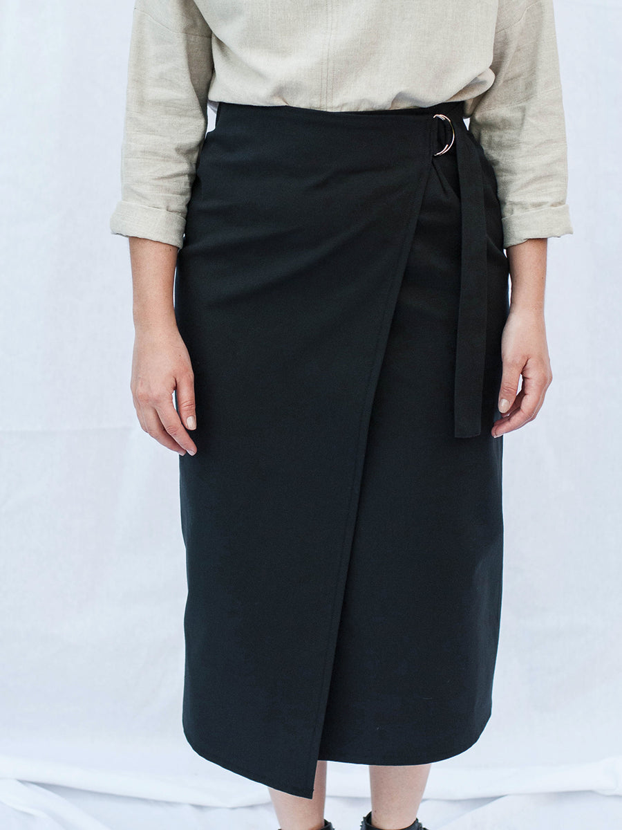 Wrapped pencil skirt Skirts – LUCI